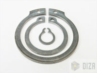 Sicherungsring DIN 471 für Wellen Federstahl 1.4122 Seegerring A2 von 3 - 100 Edelstahl V2A 6 8x0,8