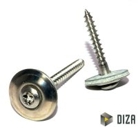 Spenglerschraube mit Neoprendichtung 4,5mm V2A Dichtung...