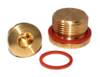 Verschlussschraube DIN 908 Messing mit...
