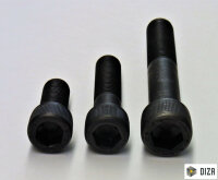 Zylinderschrauben DIN 912 Feingewinde 12.9 schwarz M8 - M16 ISO 12474 Schraube 10 M12x1,5x25
