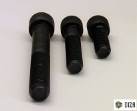 Zylinderschrauben DIN 912 Feingewinde 12.9 schwarz M8 - M16 ISO 12474 Schraube 10 M12x1,5x25