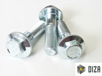 DIN 6921 Sechskantschraube mit Flansch M5 - M12 8.8 gal.verzinkt Bolzen EN1665