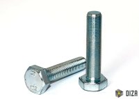 Feingewindeschraube Sechskantschraube DIN 961 10.9 verzinkt M8 M10 M12 M14 - M20 10 12x1,5x40