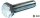 Feingewindeschraube Sechskantschraube DIN 961 10.9 verzinkt M8 M10 M12 M14 - M20 10 12x1,5x40