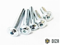 Flachkopfschrauben mit Flansch DIN 7380-2 Innensechskant...