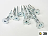 Senkschraube DIN 7991 ISO10642 Stahl 8.8 gal.verzinkt M3...