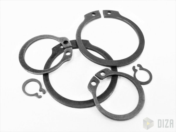 Sicherungsring DIN 471 für Wellen Stahl Seegerring von 3 - 100 Seegering 10 42x1,75
