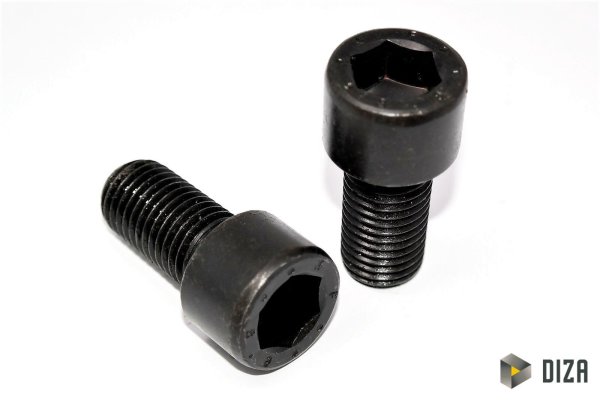 Zylinderschrauben DIN912 schwarz 10.9 mit Innensechskant M5 Länge 6 bis 150mm
