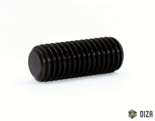DIN 913 45H Gewindestifte Kegelkuppe Madenschraube Stahl schwarz M1,6 bis M24 5 M3x3