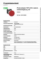 Schneider Not-Aus-Abschaltung XB4BS8444 3389110959000 2NC roter Pilz Metall