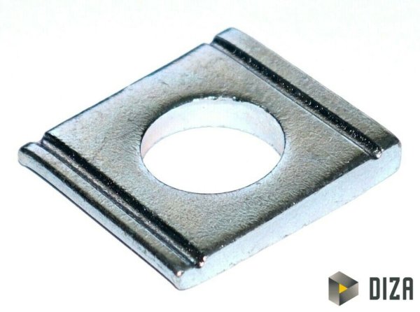 Scheiben für U - Träger DIN 434 galv. verzinkt Keile mit 8% Neigung Keilscheibe 10 M16 (17,5)